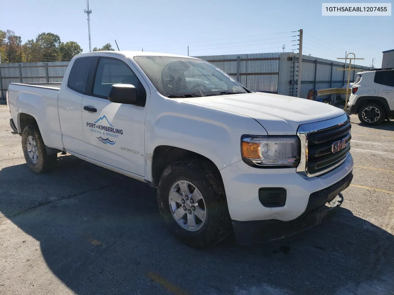 2020 GMC Canyon VIN: 1GTH5AEA8L1207455 Lot: 76573694