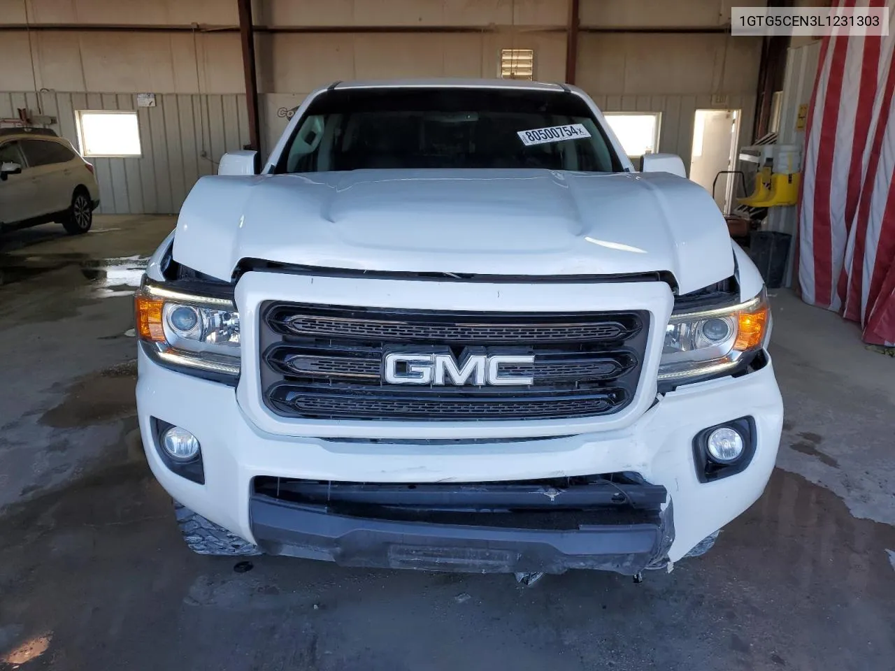 2020 GMC Canyon Sle VIN: 1GTG5CEN3L1231303 Lot: 80500754