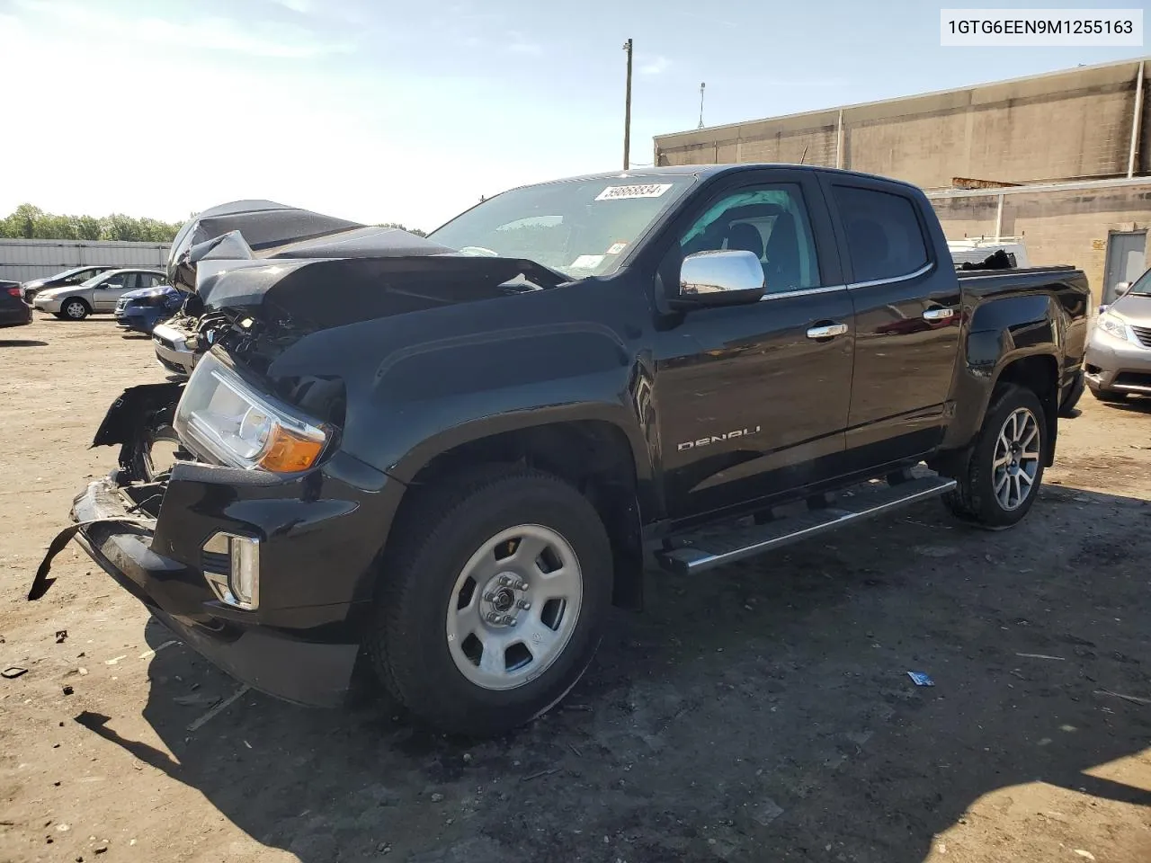 2021 GMC Canyon Denali VIN: 1GTG6EEN9M1255163 Lot: 59868834