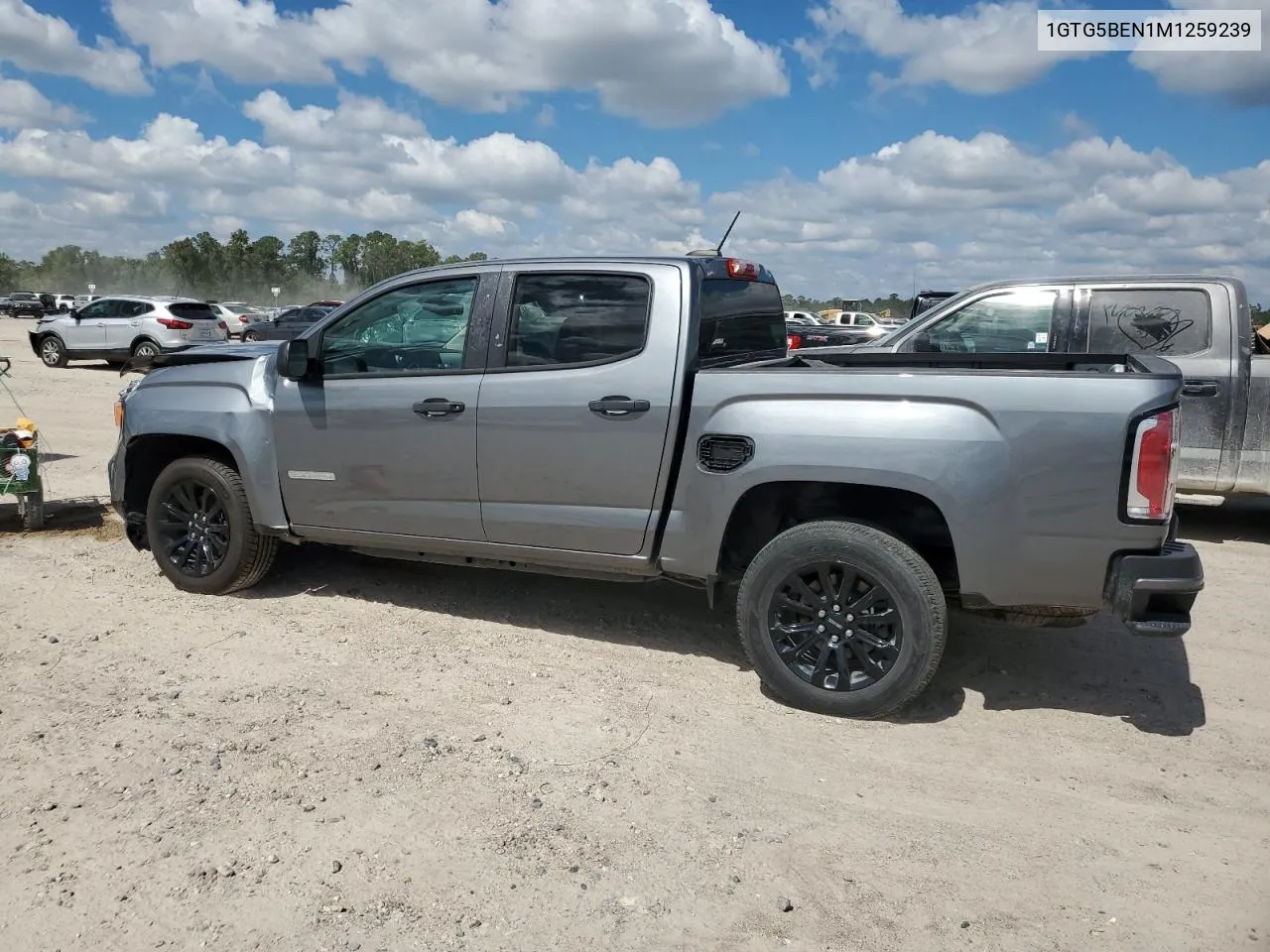 2021 GMC Canyon Elevation VIN: 1GTG5BEN1M1259239 Lot: 71401834