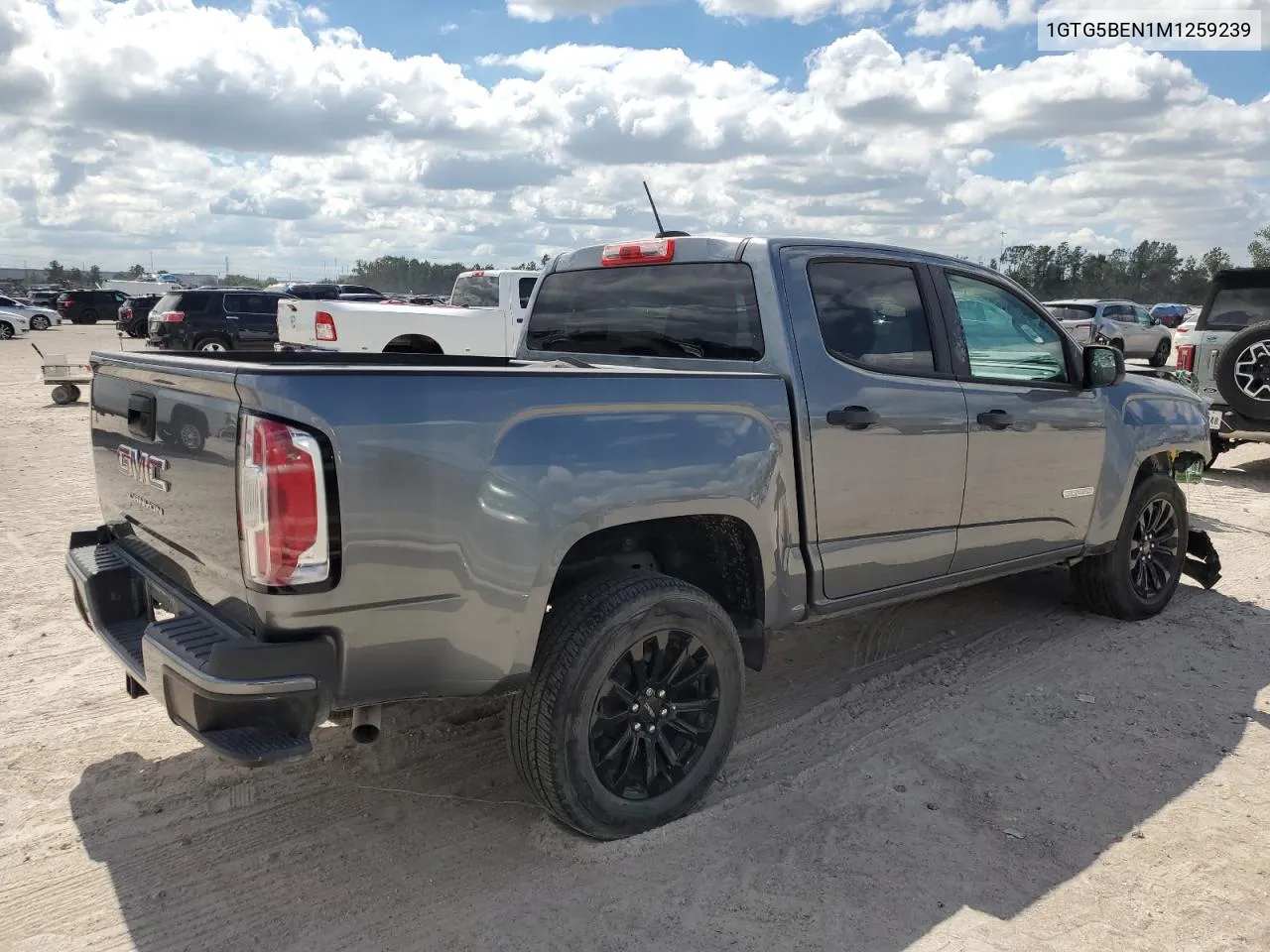 2021 GMC Canyon Elevation VIN: 1GTG5BEN1M1259239 Lot: 71401834