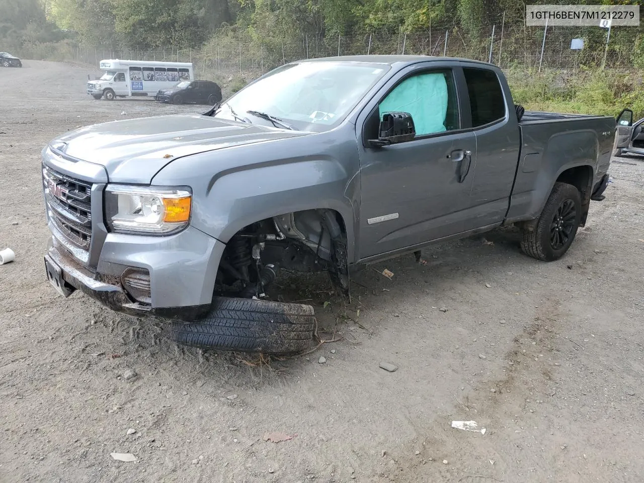 2021 GMC Canyon Elevation VIN: 1GTH6BEN7M1212279 Lot: 74376114