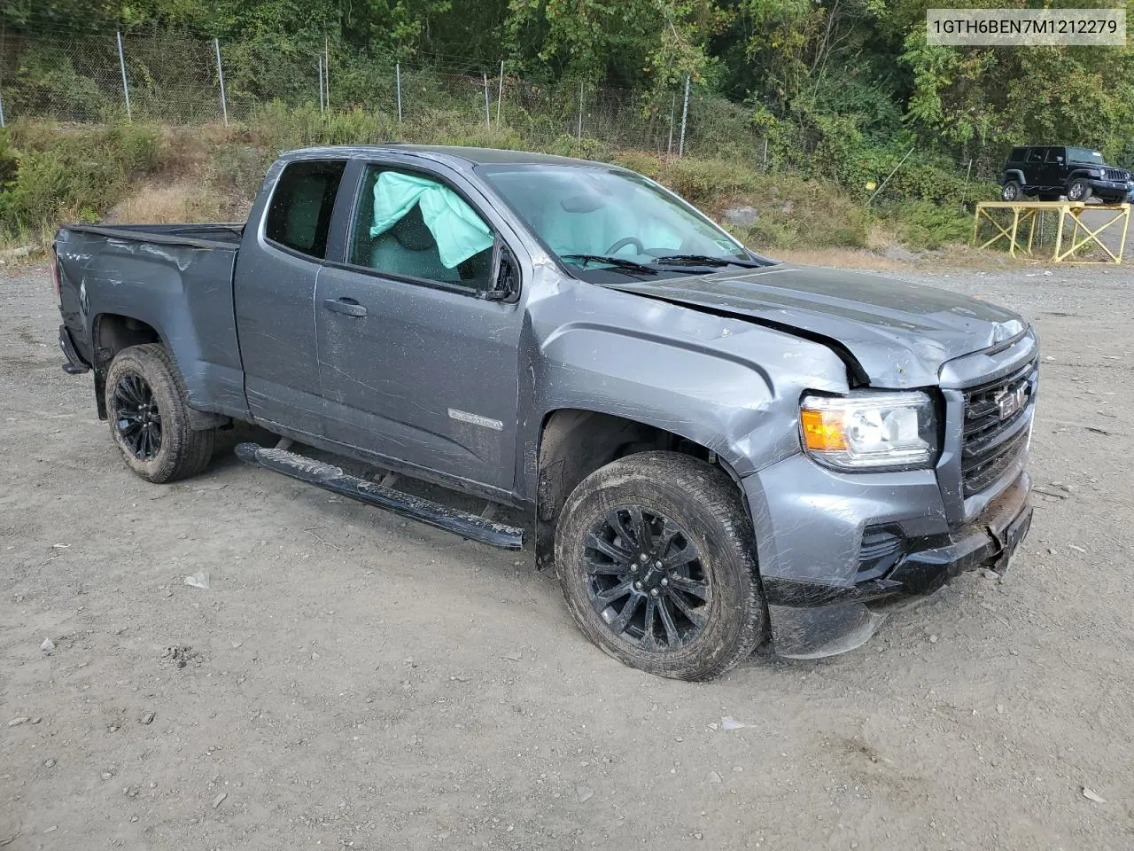 2021 GMC Canyon Elevation VIN: 1GTH6BEN7M1212279 Lot: 74376114