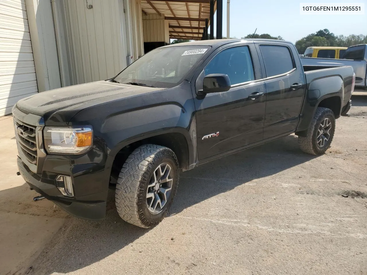 2021 GMC Canyon At4 VIN: 1GTG6FEN1M1295551 Lot: 74900294