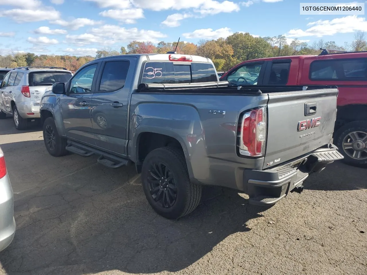 2021 GMC Canyon Elevation VIN: 1GTG6CEN0M1206440 Lot: 75977144