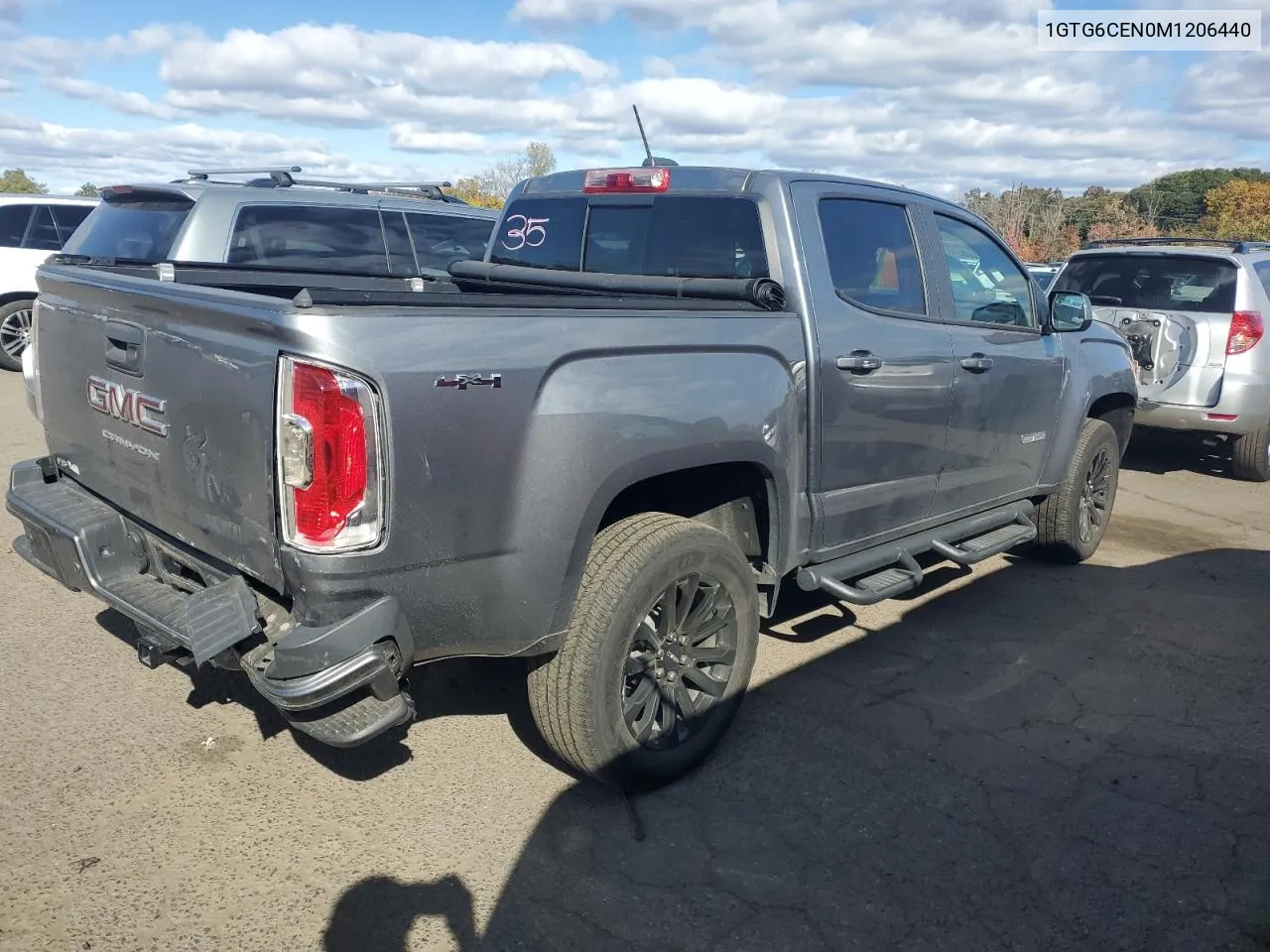 2021 GMC Canyon Elevation VIN: 1GTG6CEN0M1206440 Lot: 75977144