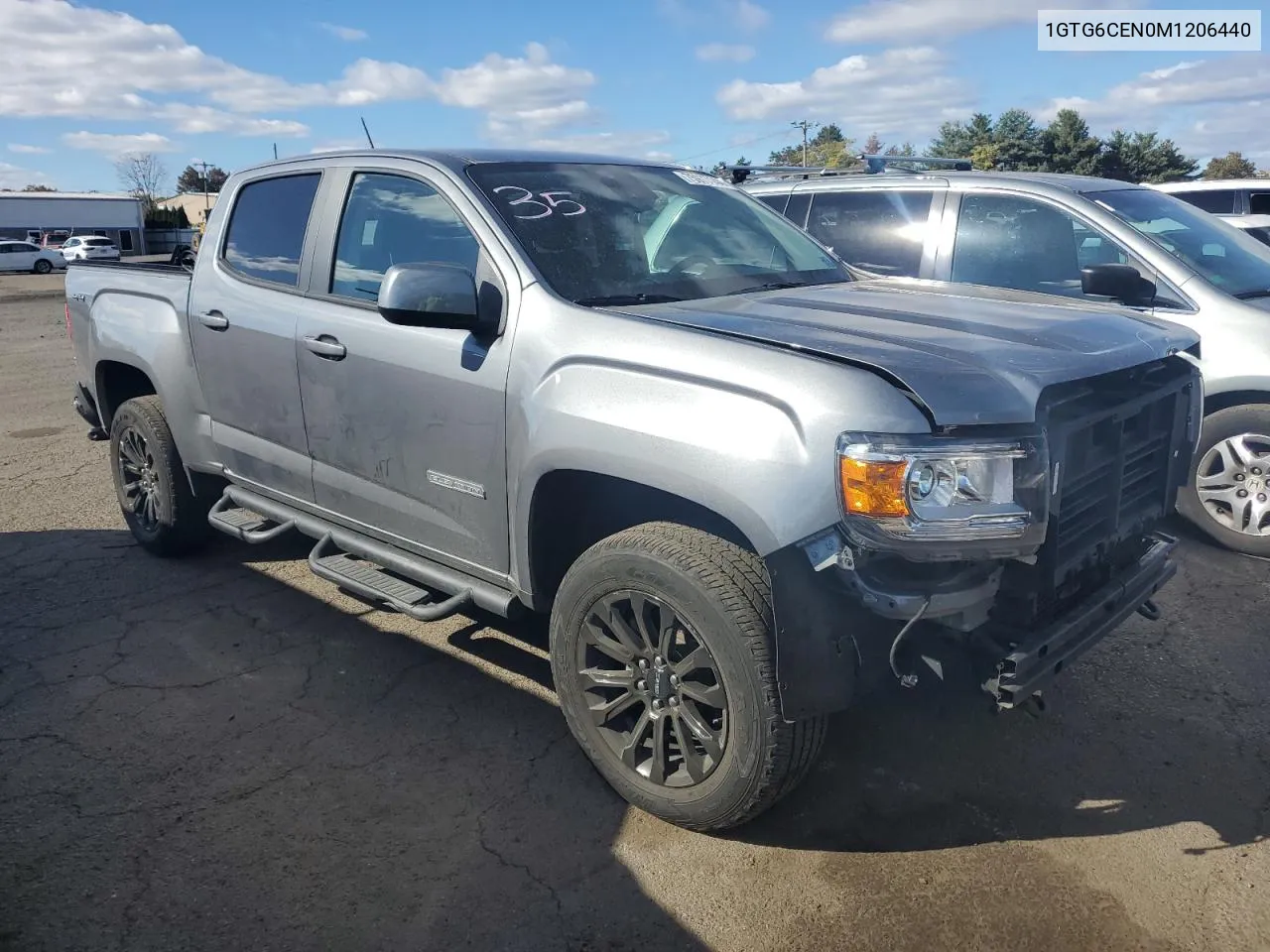 2021 GMC Canyon Elevation VIN: 1GTG6CEN0M1206440 Lot: 75977144