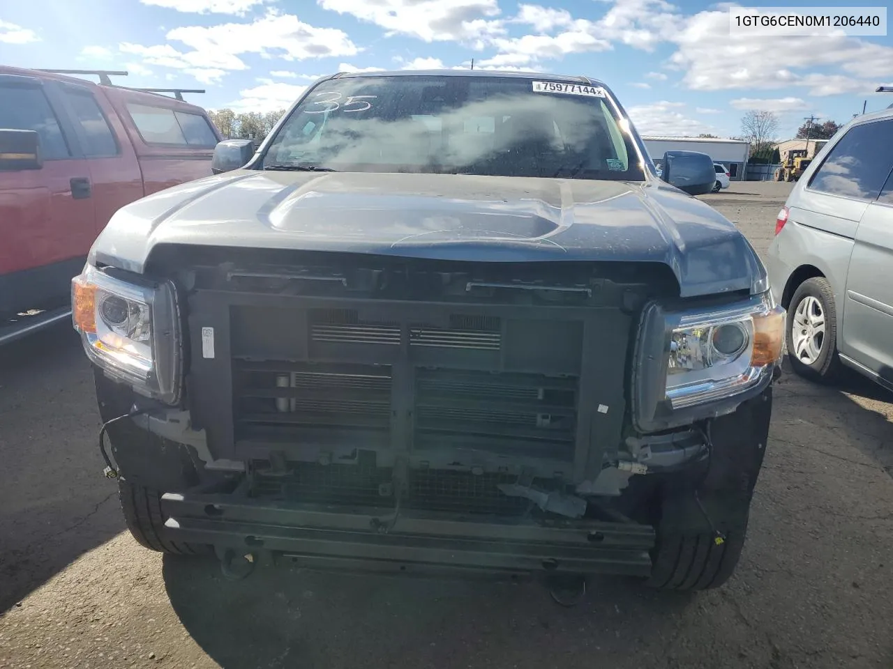 2021 GMC Canyon Elevation VIN: 1GTG6CEN0M1206440 Lot: 75977144