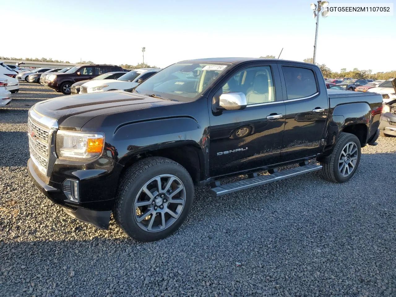 2021 GMC Canyon Denali VIN: 1GTG5EEN2M1107052 Lot: 76377704