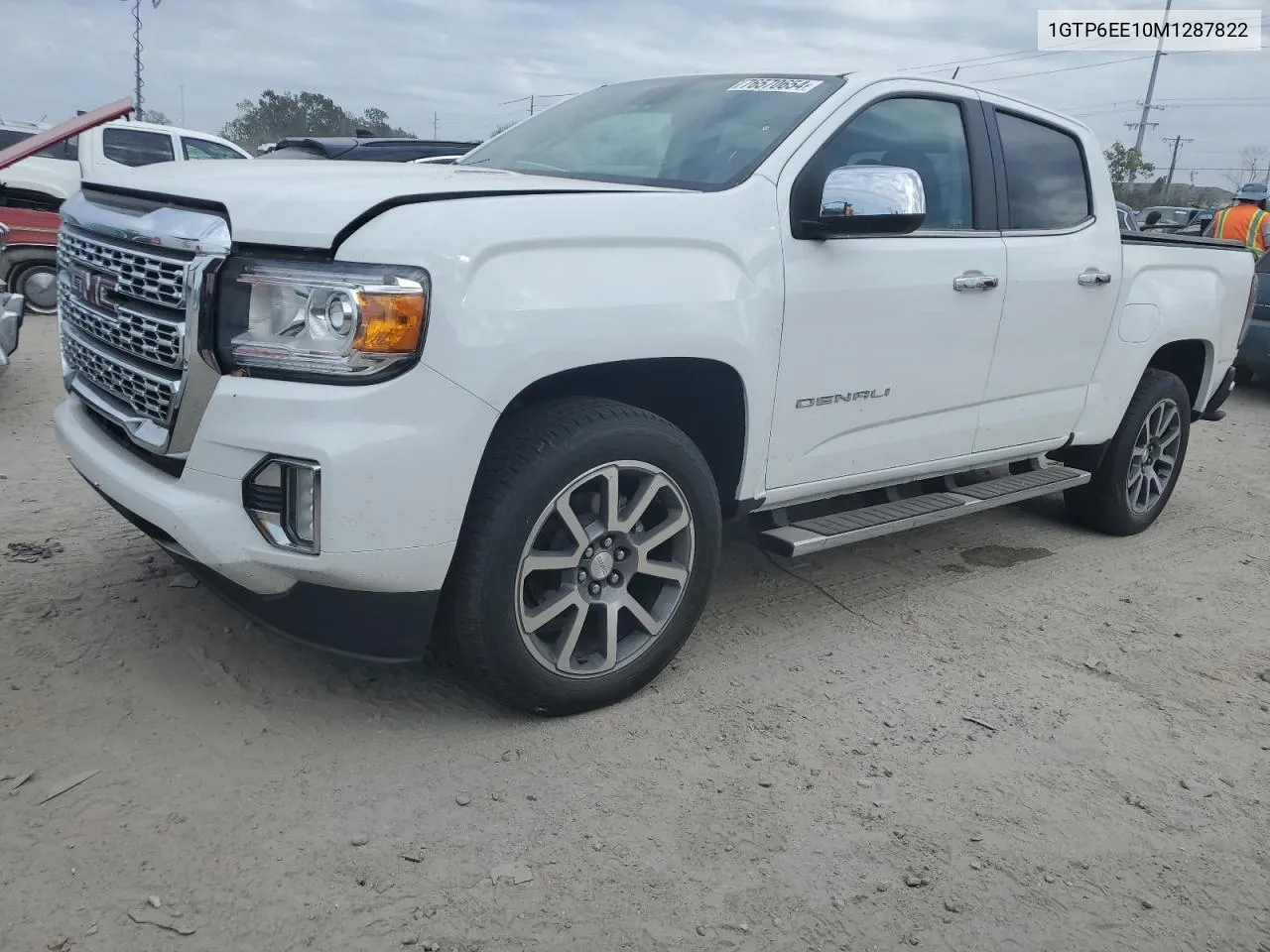 2021 GMC Canyon Denali VIN: 1GTP6EE10M1287822 Lot: 76570654