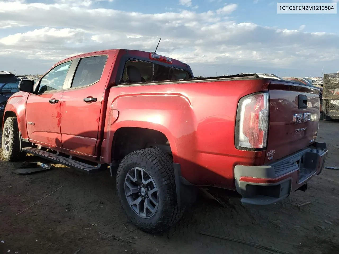 2021 GMC Canyon At4 VIN: 1GTG6FEN2M1213584 Lot: 78185274