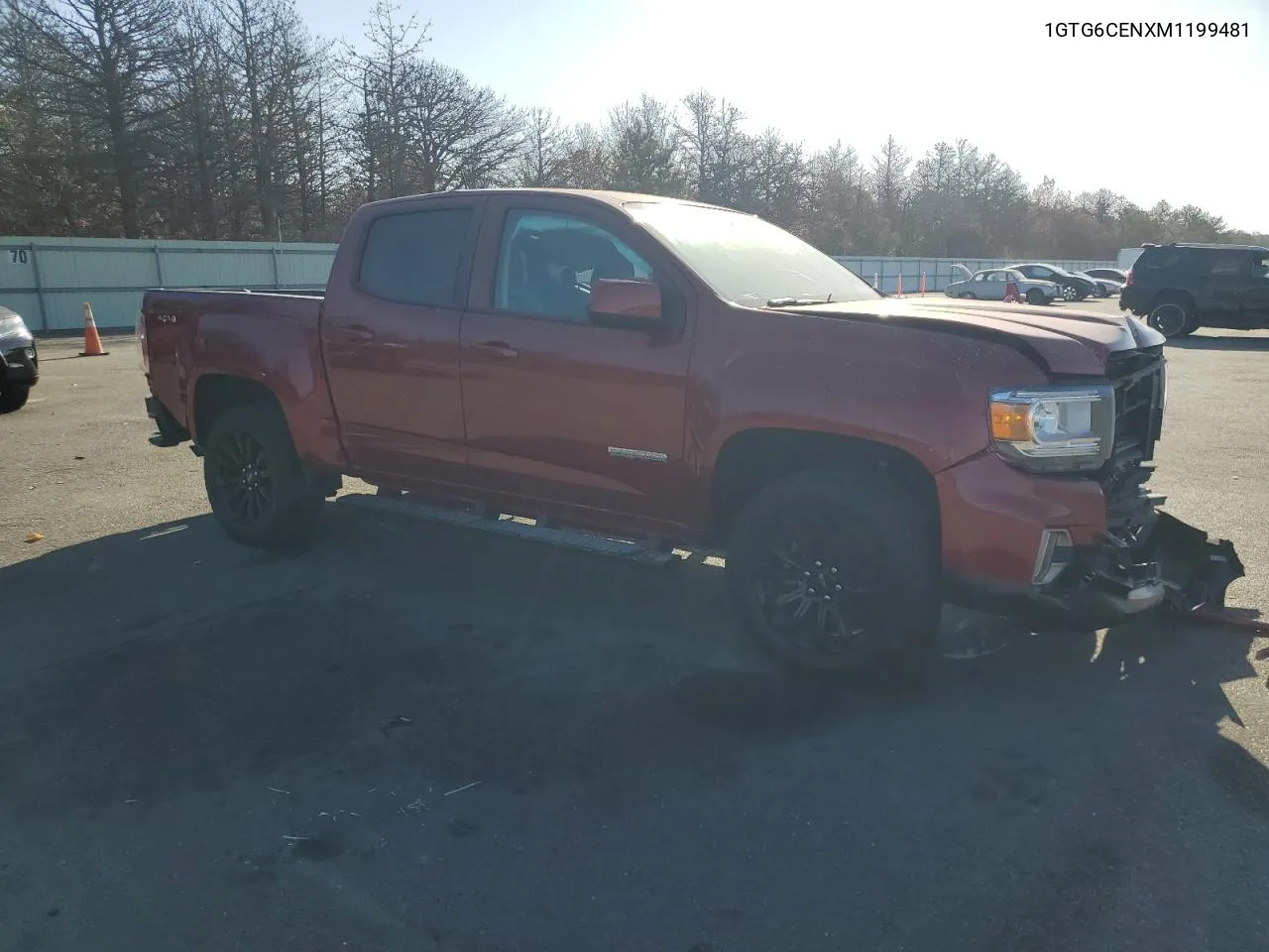 2021 GMC Canyon Elevation VIN: 1GTG6CENXM1199481 Lot: 78863064