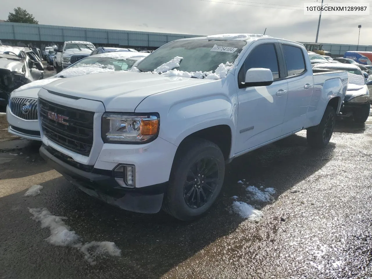 2021 GMC Canyon Elevation VIN: 1GTG6CENXM1289987 Lot: 79754104