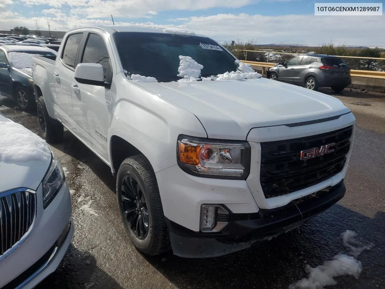 2021 GMC Canyon Elevation VIN: 1GTG6CENXM1289987 Lot: 79754104