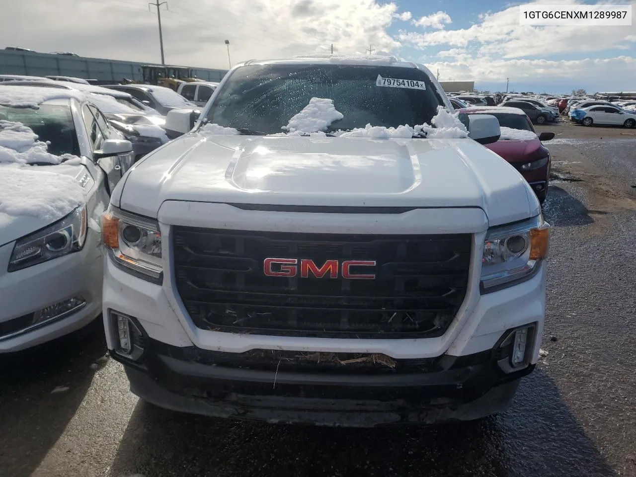 2021 GMC Canyon Elevation VIN: 1GTG6CENXM1289987 Lot: 79754104