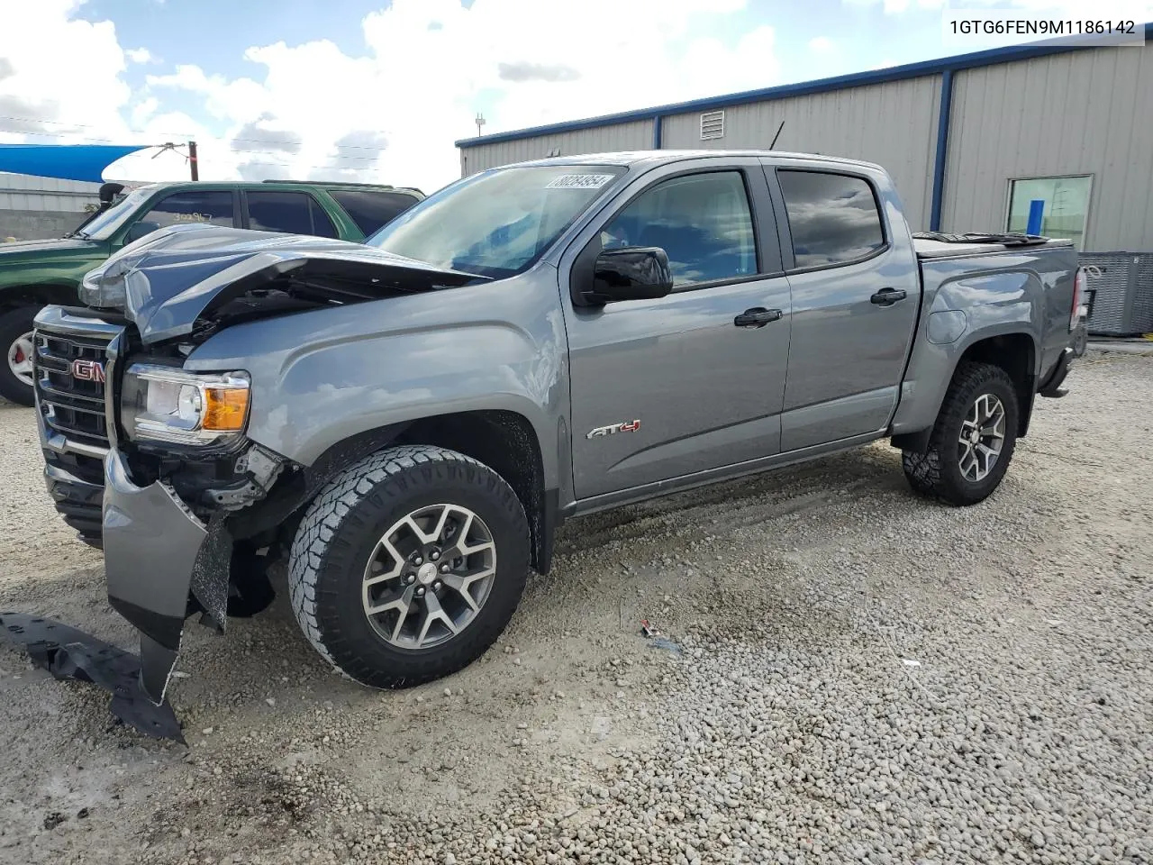 2021 GMC Canyon At4 VIN: 1GTG6FEN9M1186142 Lot: 80284954