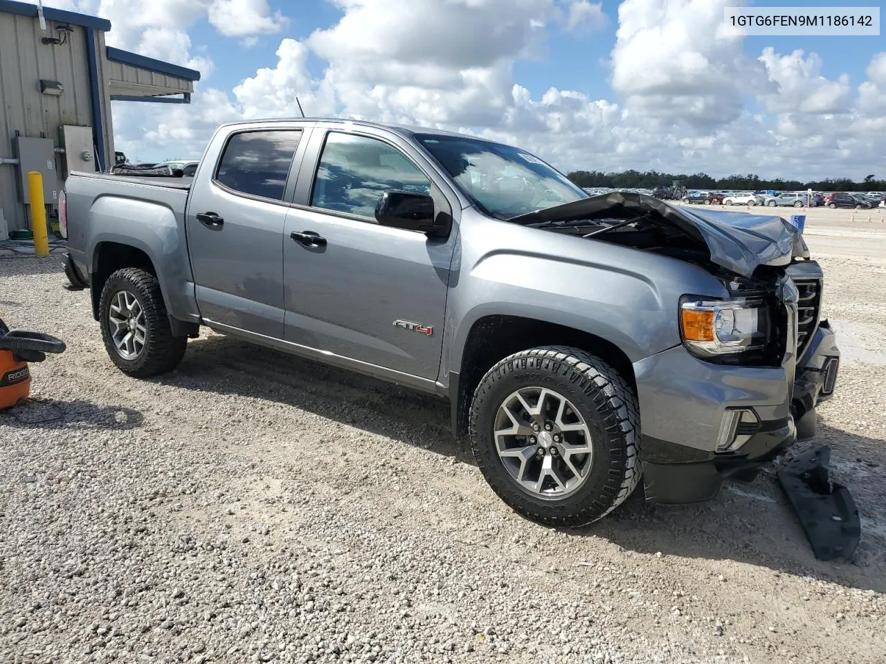 2021 GMC Canyon At4 VIN: 1GTG6FEN9M1186142 Lot: 80284954