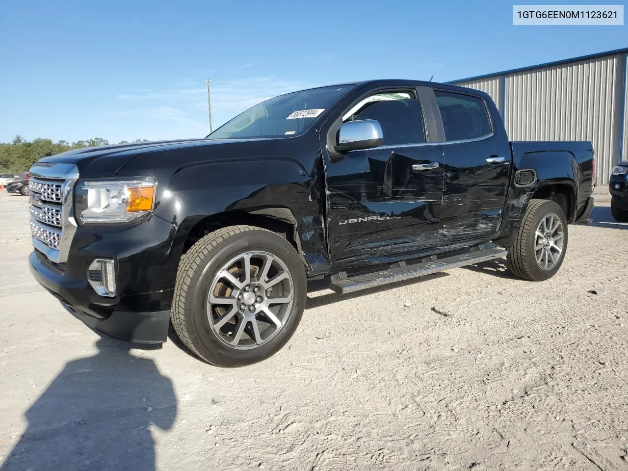 2021 GMC Canyon Denali VIN: 1GTG6EEN0M1123621 Lot: 80872904