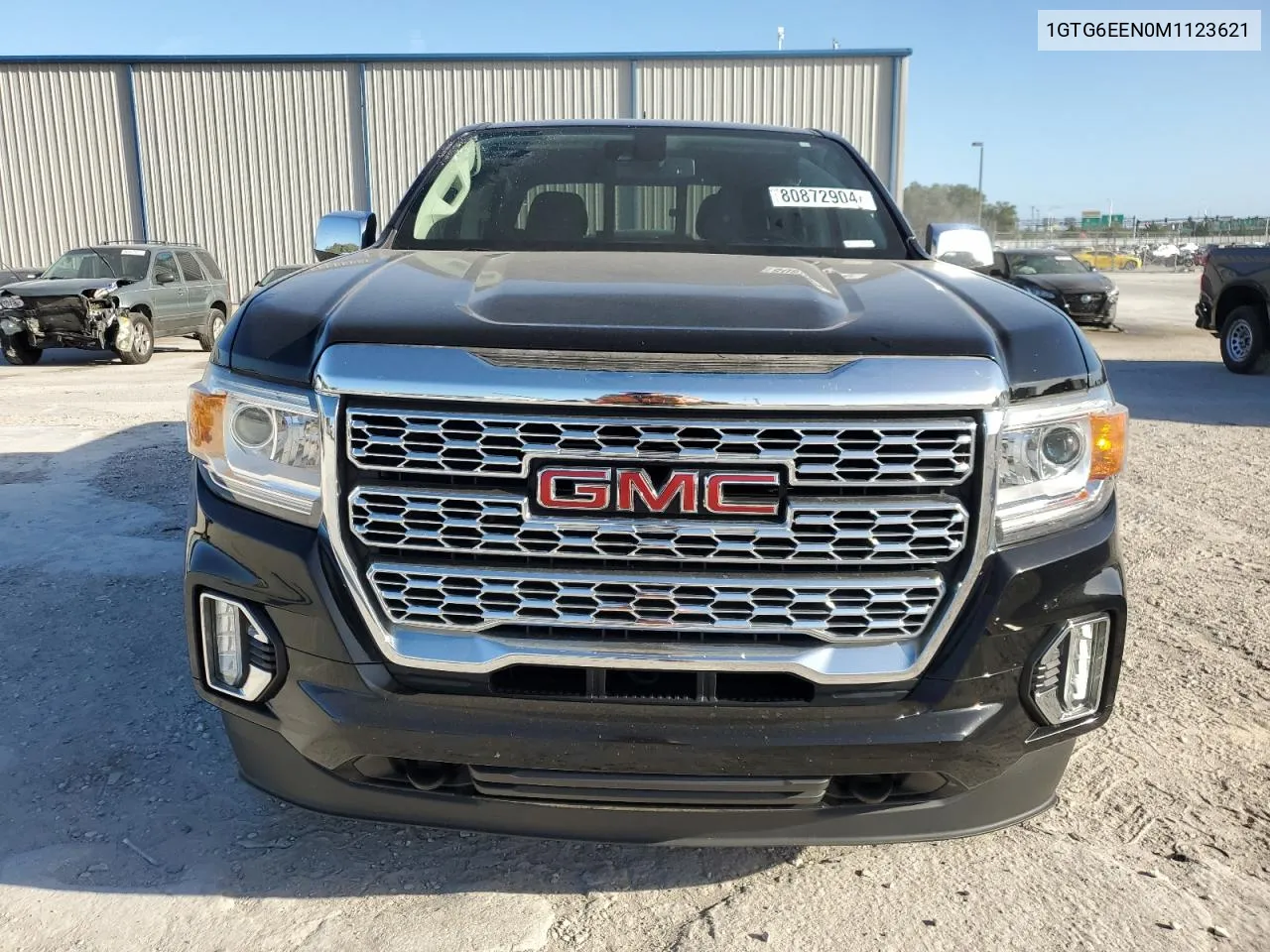 2021 GMC Canyon Denali VIN: 1GTG6EEN0M1123621 Lot: 80872904