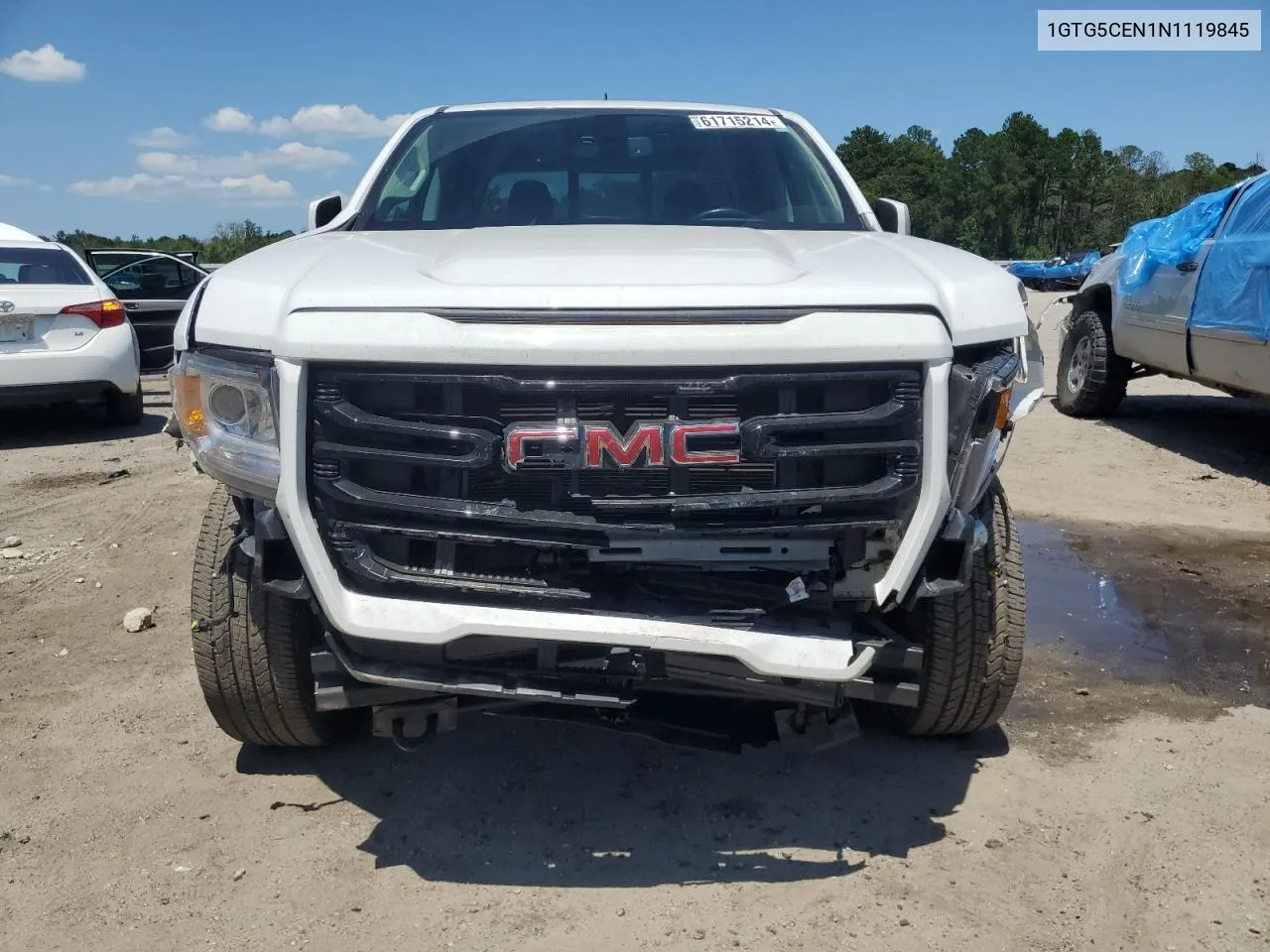 2022 GMC Canyon Elevation VIN: 1GTG5CEN1N1119845 Lot: 61715214