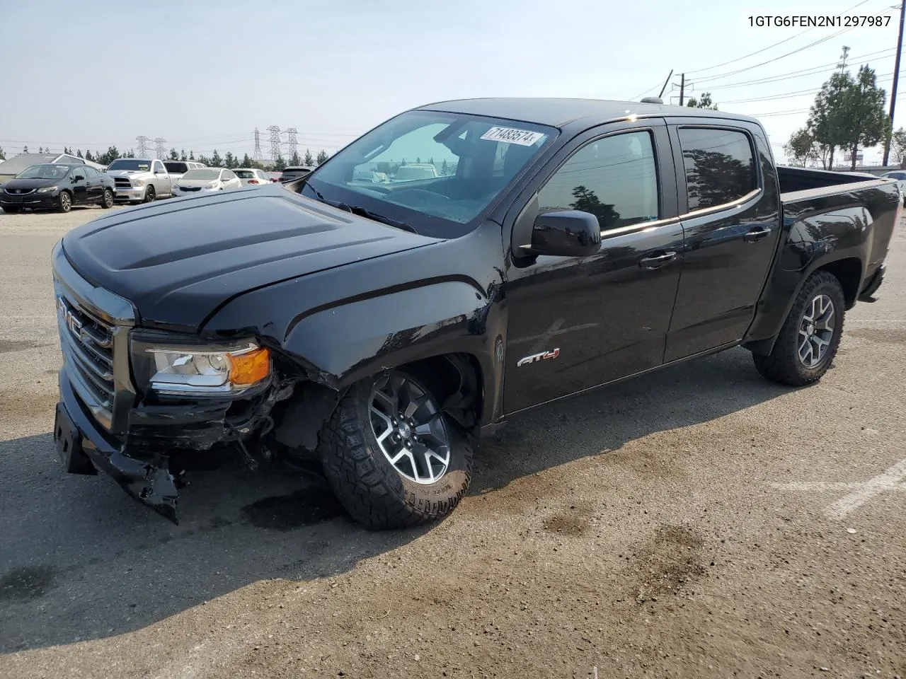 2022 GMC Canyon At4 VIN: 1GTG6FEN2N1297987 Lot: 71483574