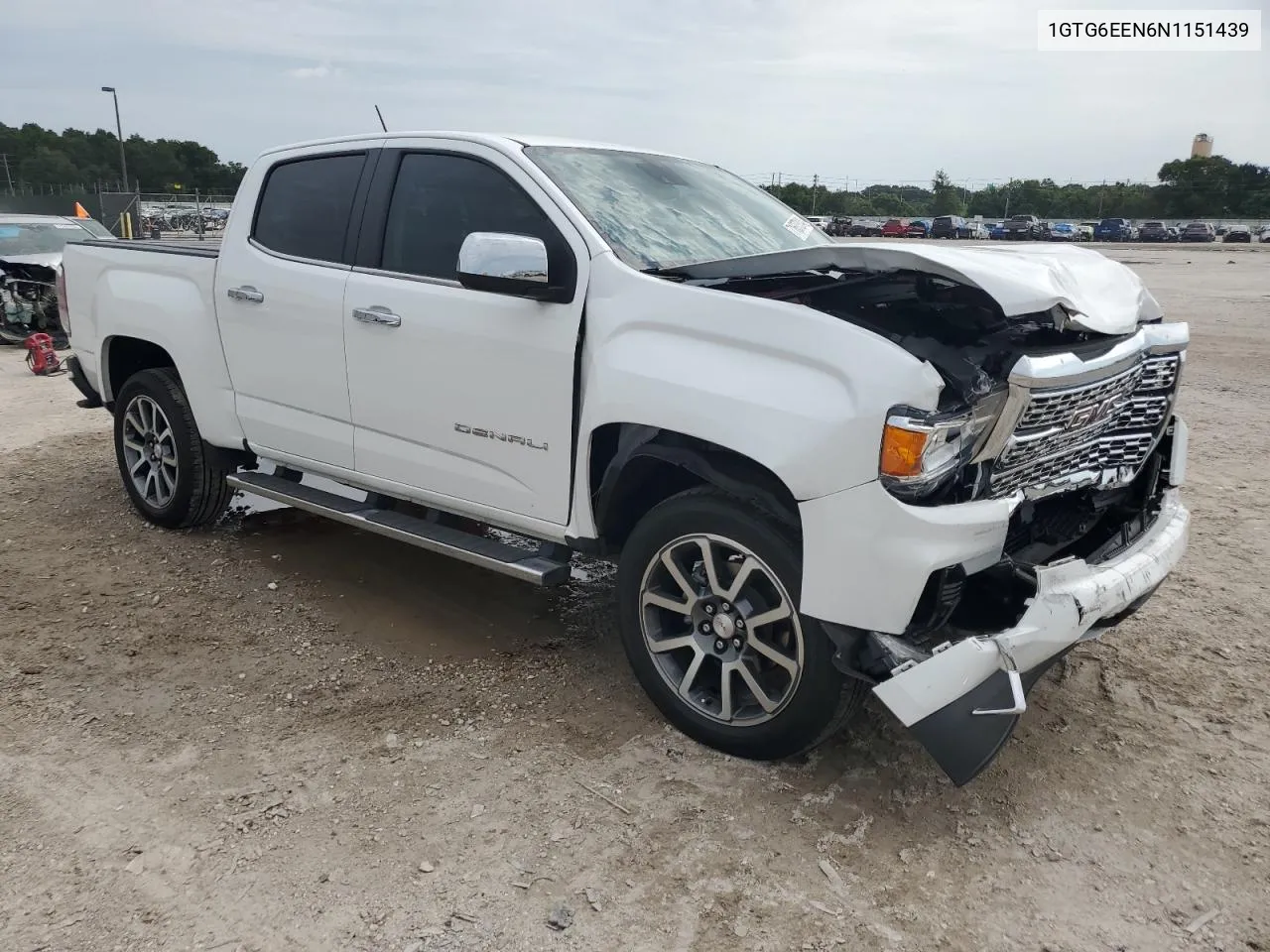 2022 GMC Canyon Denali VIN: 1GTG6EEN6N1151439 Lot: 71637314