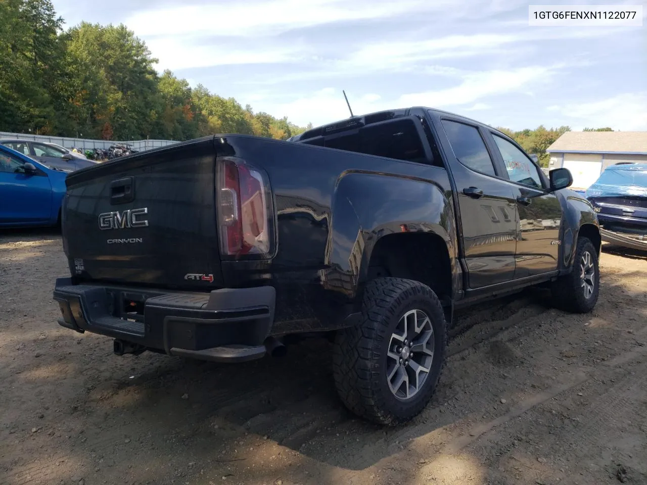 2022 GMC Canyon At4 VIN: 1GTG6FENXN1122077 Lot: 72028374