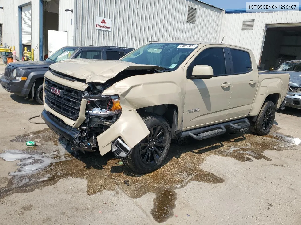 2022 GMC Canyon Elevation VIN: 1GTG5CEN6N1296407 Lot: 74019974