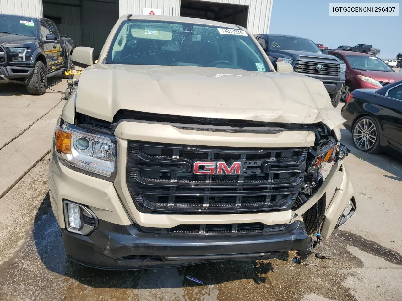 2022 GMC Canyon Elevation VIN: 1GTG5CEN6N1296407 Lot: 74019974