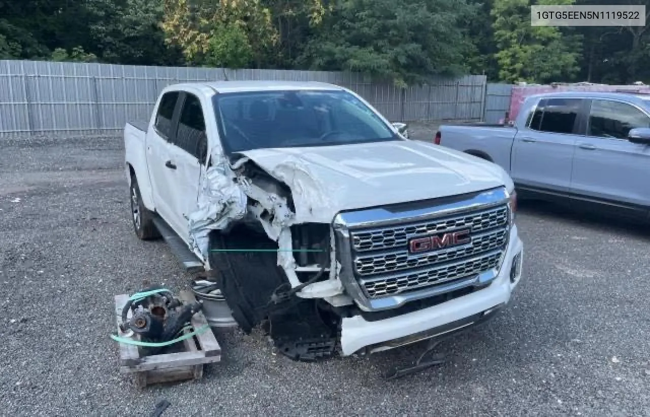 2022 GMC Canyon Denali VIN: 1GTG5EEN5N1119522 Lot: 74137424