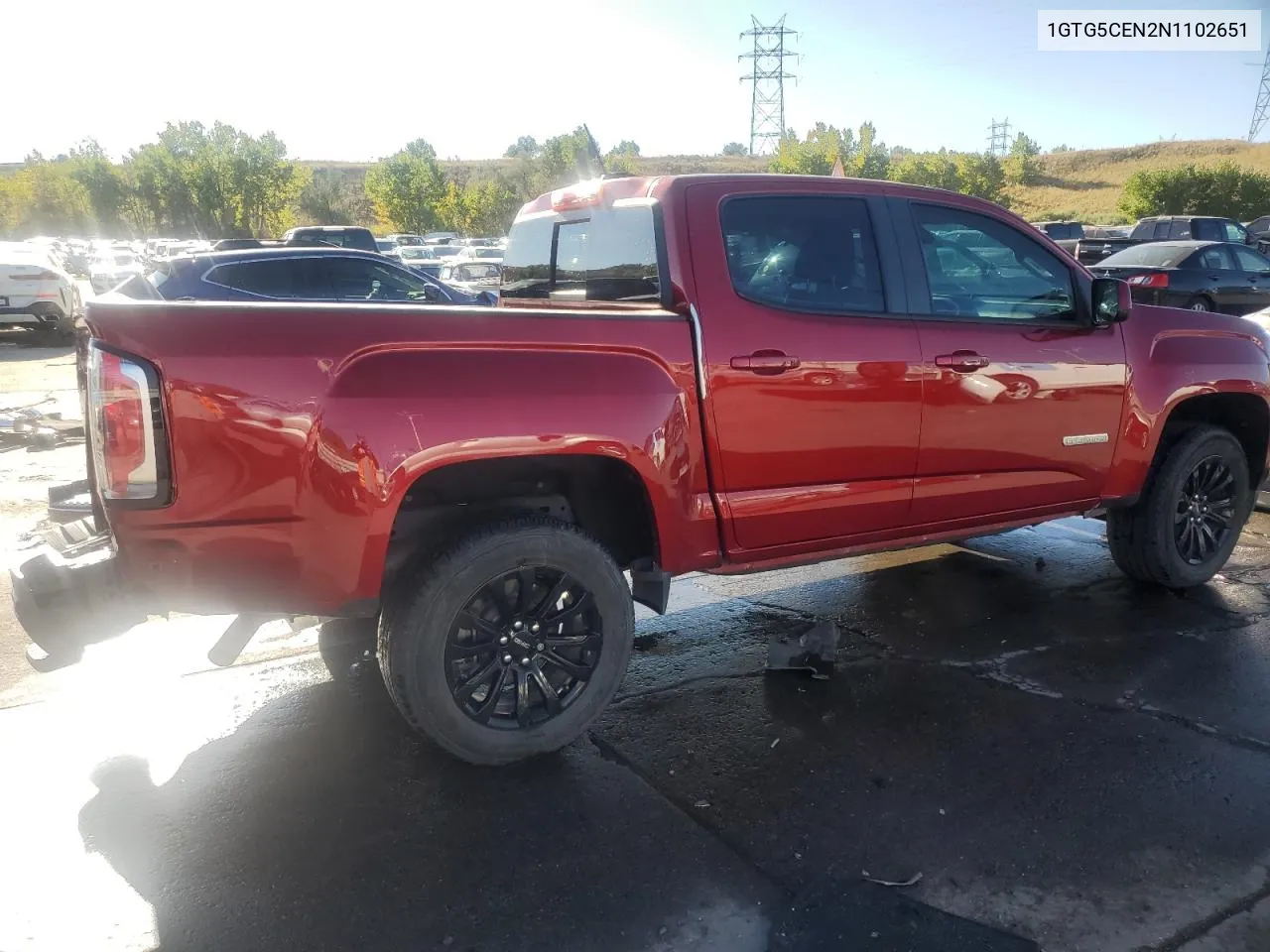 2022 GMC Canyon Elevation VIN: 1GTG5CEN2N1102651 Lot: 74196384