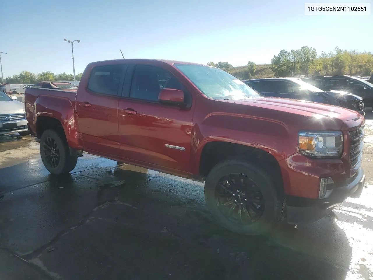 2022 GMC Canyon Elevation VIN: 1GTG5CEN2N1102651 Lot: 74196384