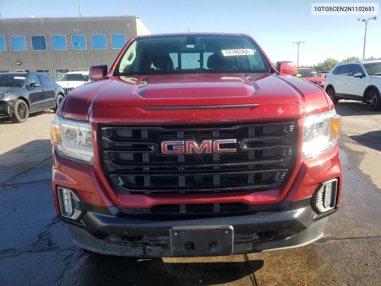 2022 GMC Canyon Elevation VIN: 1GTG5CEN2N1102651 Lot: 74196384