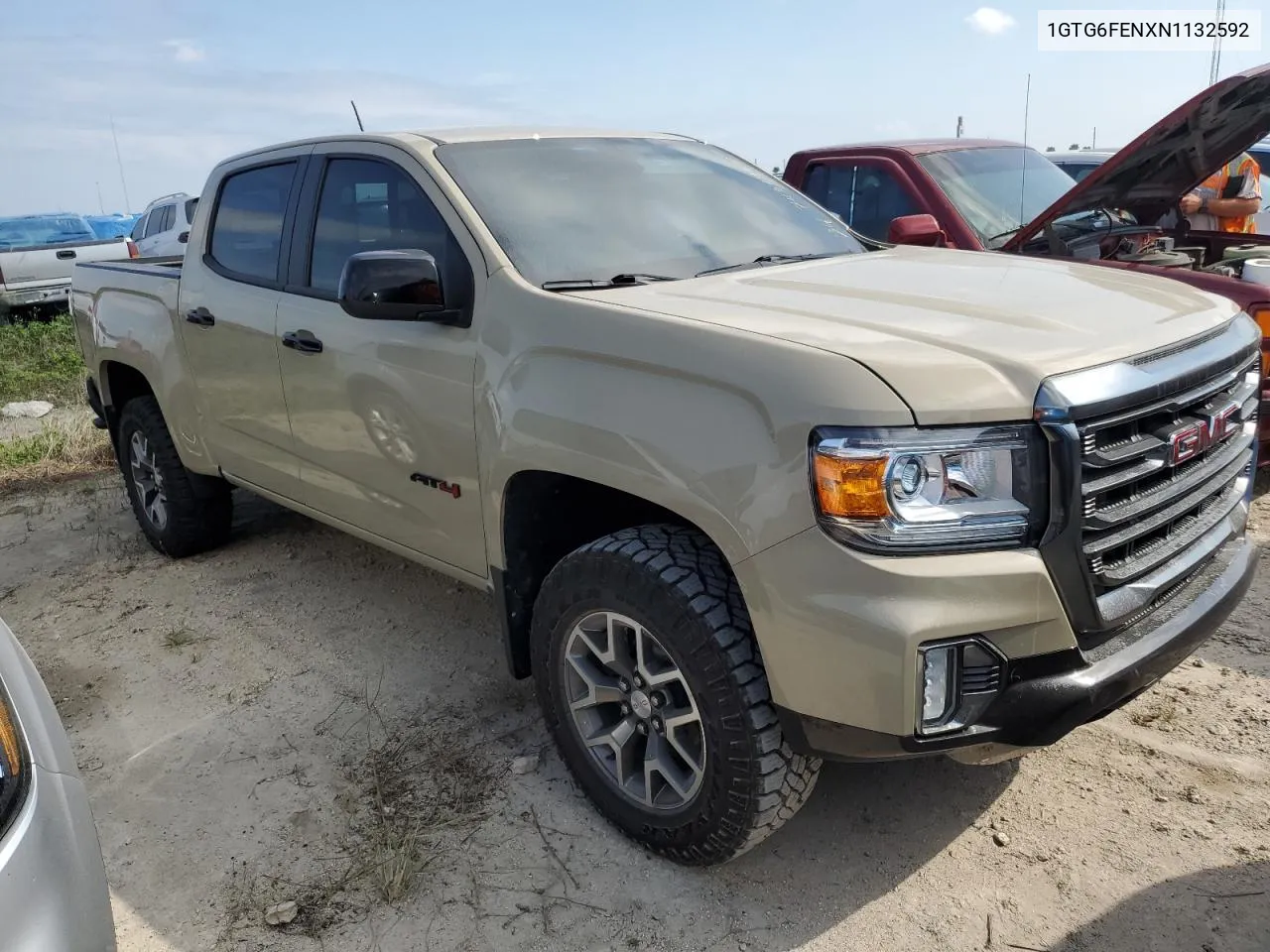 2022 GMC Canyon At4 VIN: 1GTG6FENXN1132592 Lot: 74324914