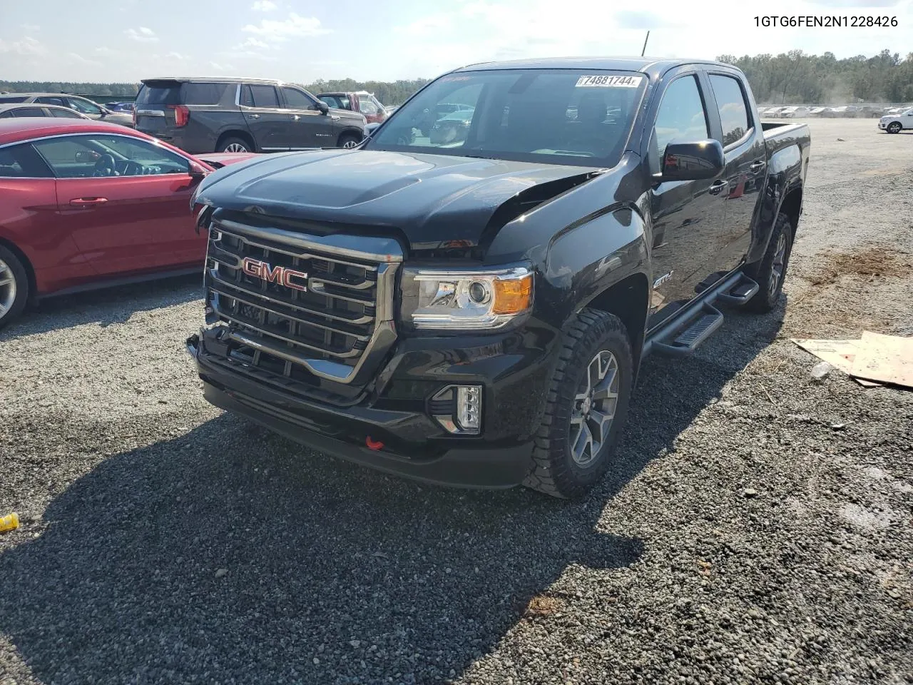 2022 GMC Canyon At4 VIN: 1GTG6FEN2N1228426 Lot: 74881744