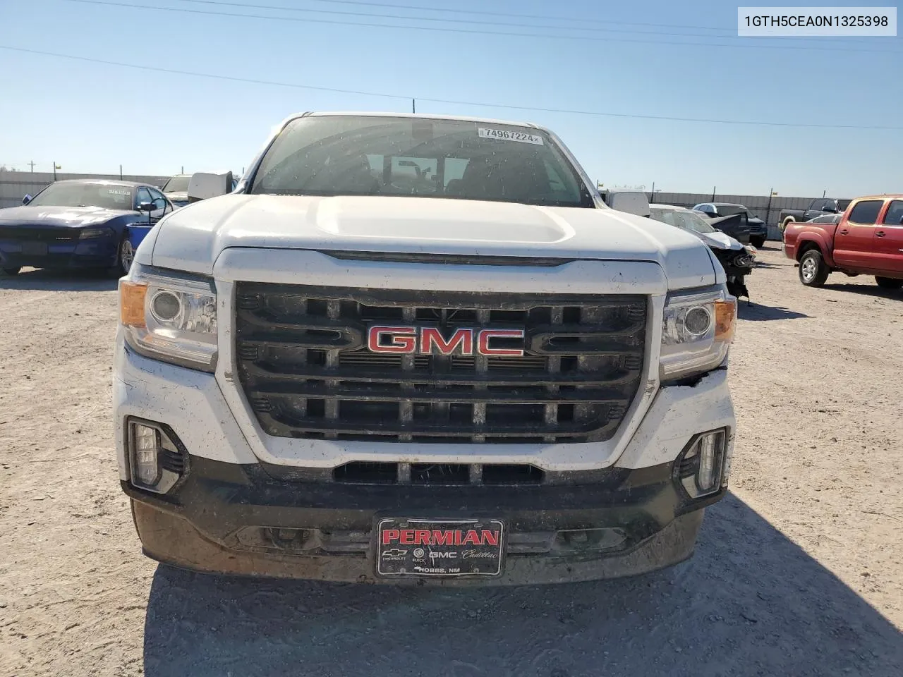 2022 GMC Canyon Elevation VIN: 1GTH5CEA0N1325398 Lot: 74967224