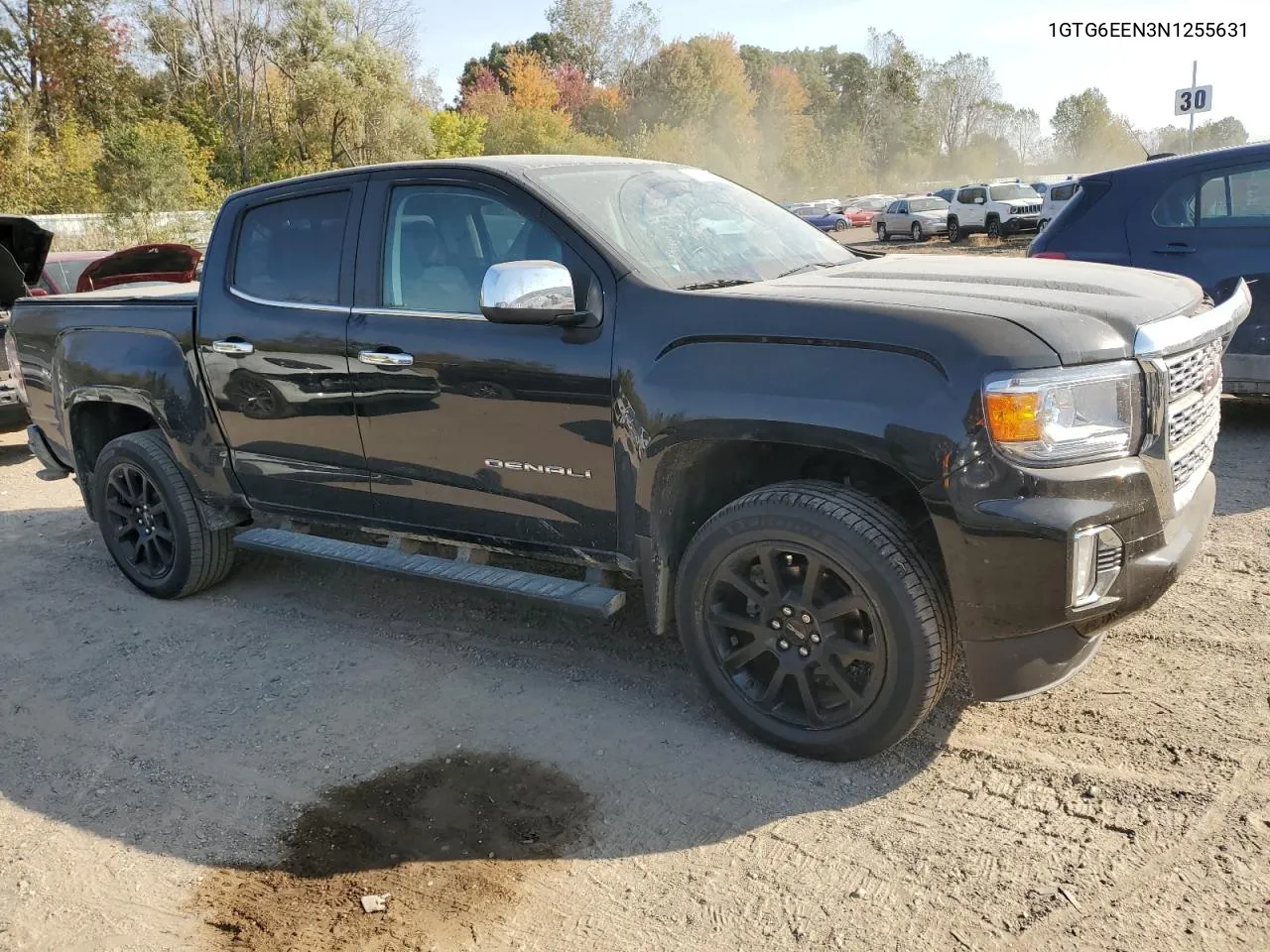 2022 GMC Canyon Denali VIN: 1GTG6EEN3N1255631 Lot: 75554974