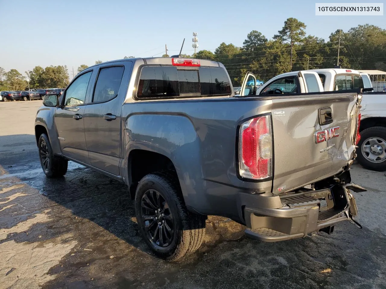 2022 GMC Canyon Elevation VIN: 1GTG5CENXN1313743 Lot: 75746964