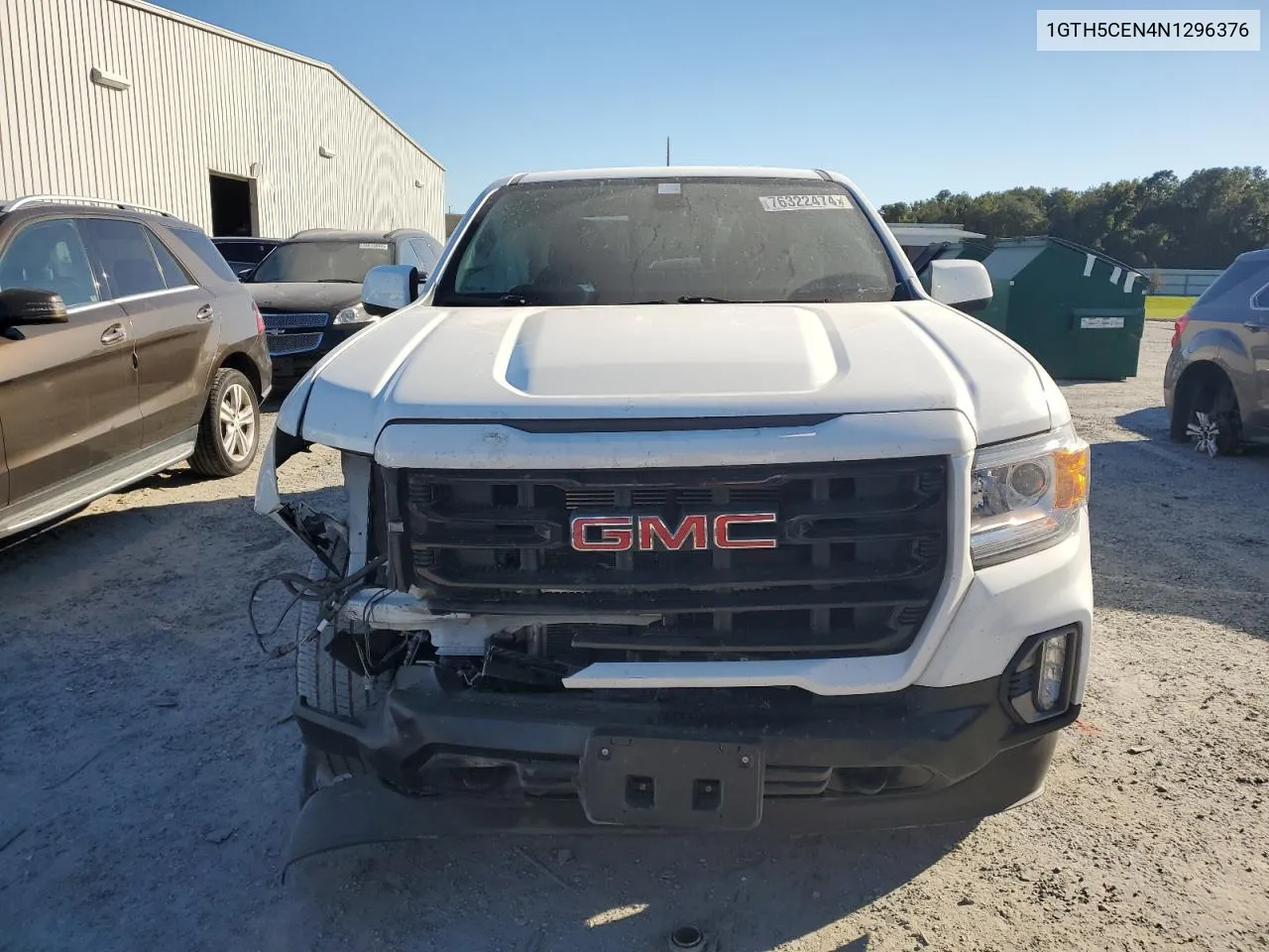 2022 GMC Canyon Elevation VIN: 1GTH5CEN4N1296376 Lot: 76322474