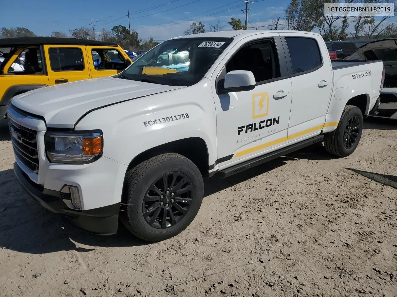 1GTG5CEN8N1182019 2022 GMC Canyon Elevation