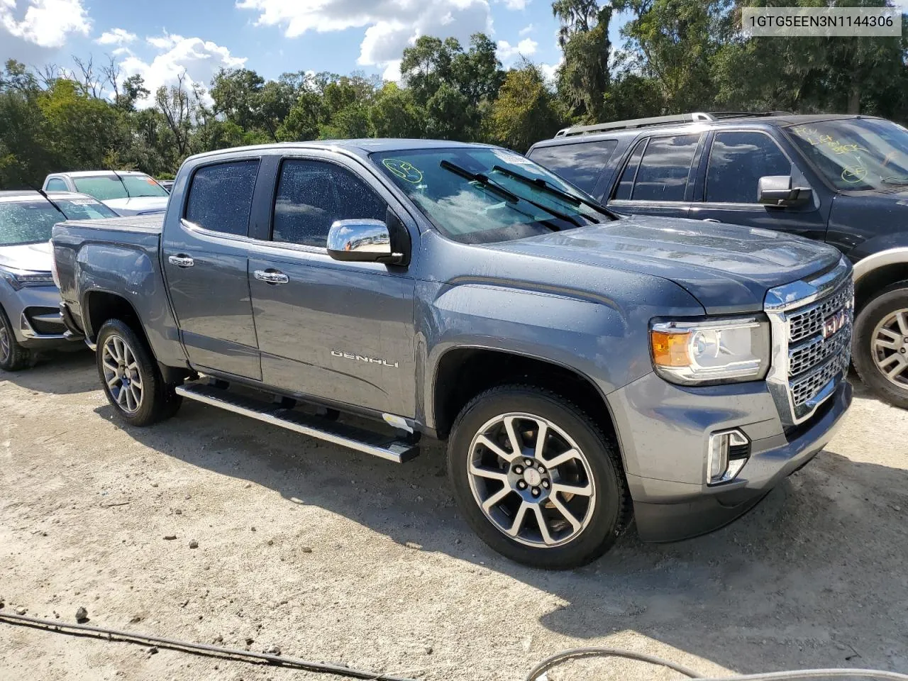 2022 GMC Canyon Denali VIN: 1GTG5EEN3N1144306 Lot: 76997804