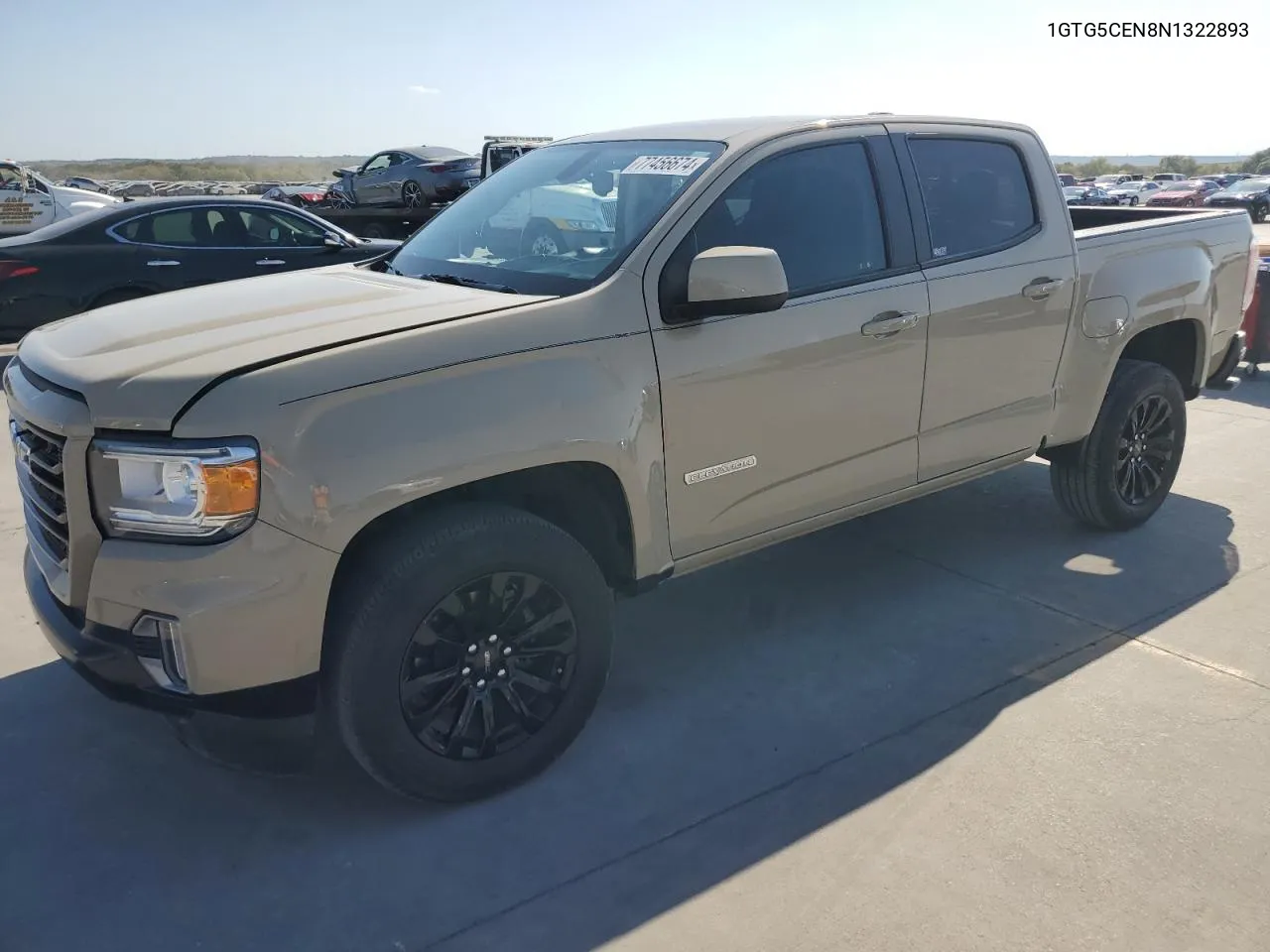 2022 GMC Canyon Elevation VIN: 1GTG5CEN8N1322893 Lot: 77456674