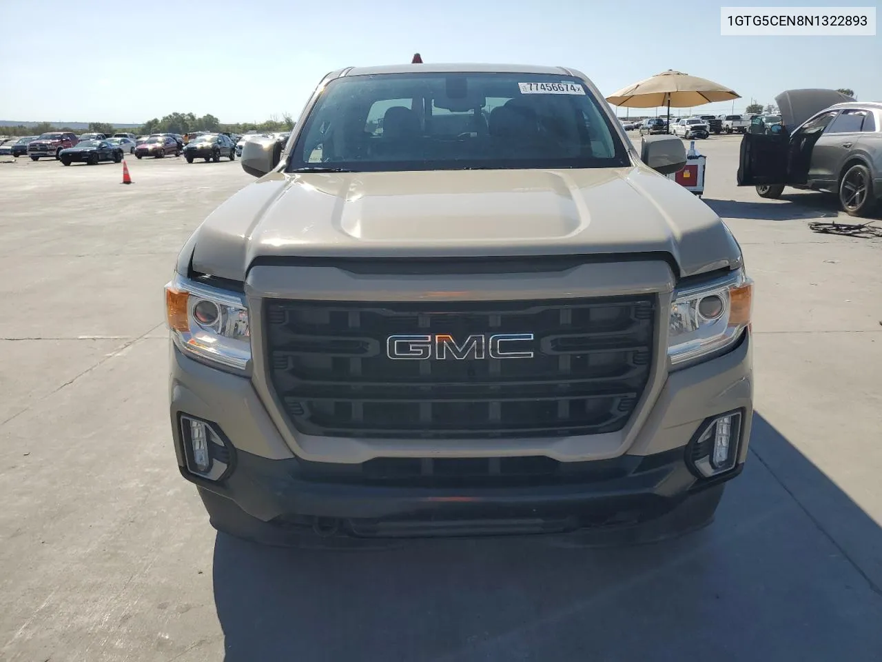 2022 GMC Canyon Elevation VIN: 1GTG5CEN8N1322893 Lot: 77456674