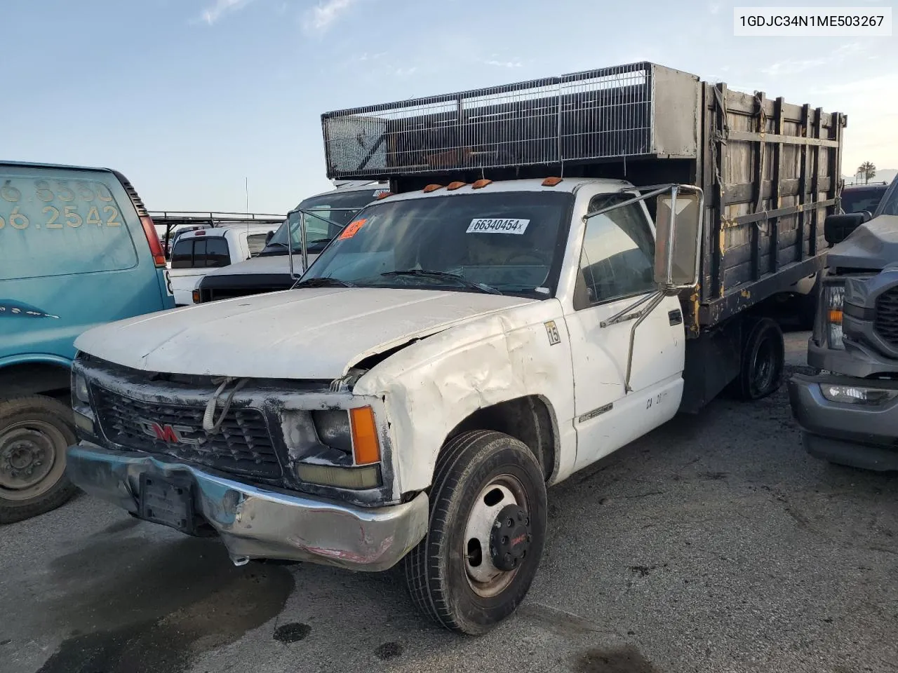 1991 GMC Sierra C3500 VIN: 1GDJC34N1ME503267 Lot: 66340454