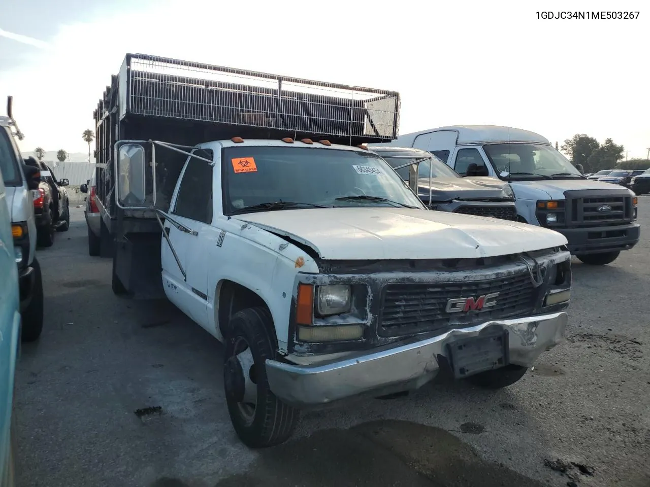 1991 GMC Sierra C3500 VIN: 1GDJC34N1ME503267 Lot: 66340454