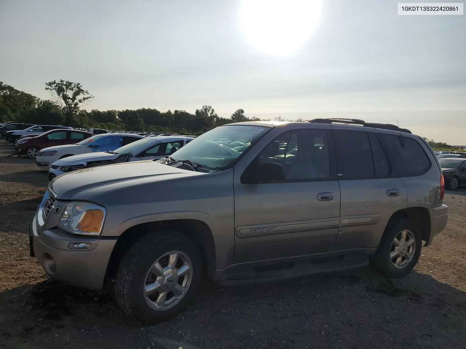 2002 GMC Envoy VIN: 1GKDT13S322420861 Lot: 63408164