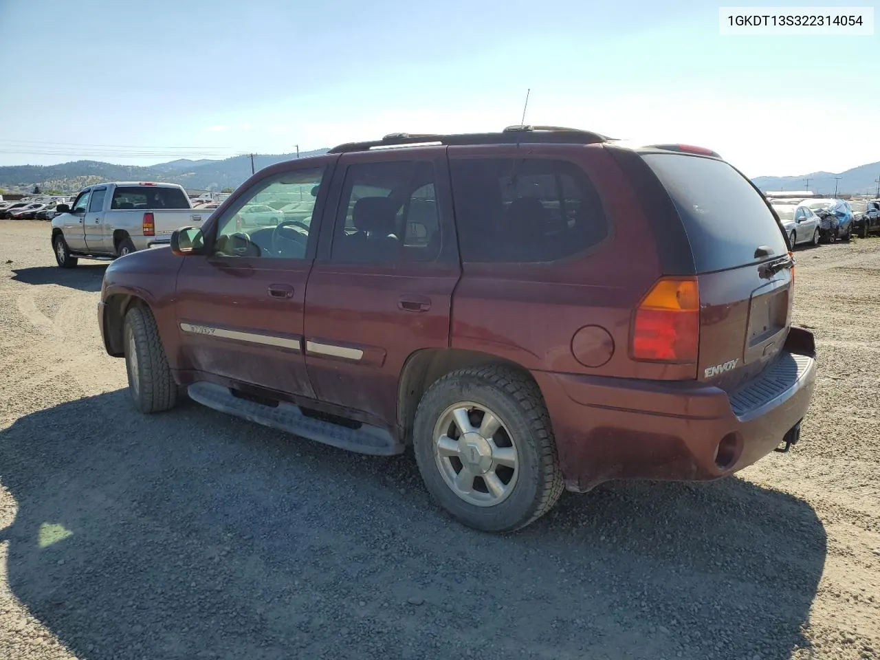 2002 GMC Envoy VIN: 1GKDT13S322314054 Lot: 65646474