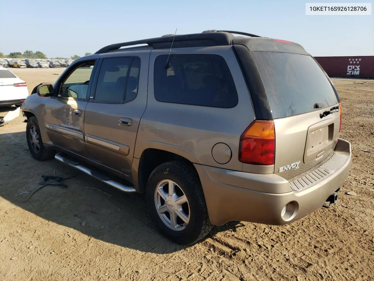 2002 GMC Envoy Xl VIN: 1GKET16S926128706 Lot: 68164504