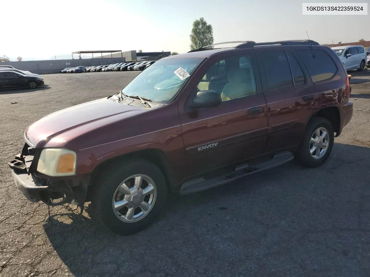 2002 GMC Envoy VIN: 1GKDS13S422359524 Lot: 70102264