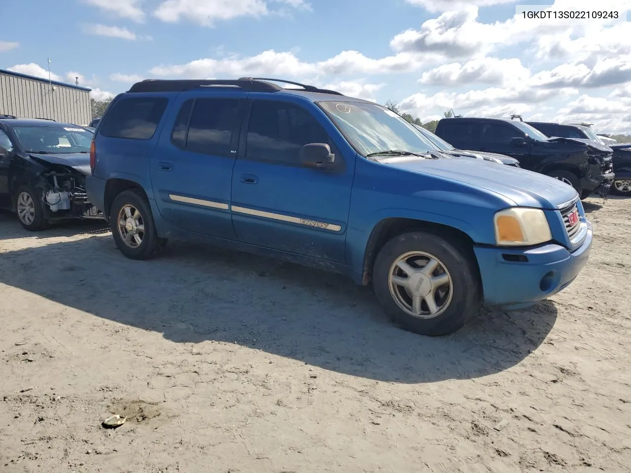 2002 GMC Envoy VIN: 1GKDT13S022109243 Lot: 71986034